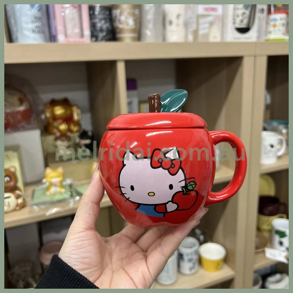 Sanrio | Hello Kitty Mug With Lid (Apple) 140X113X100Mm