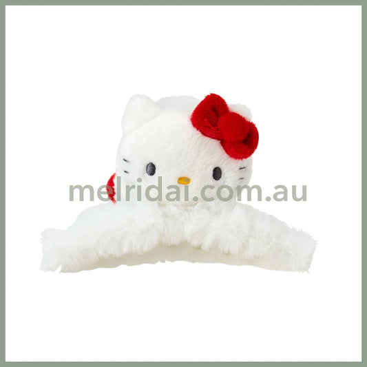 SANRIO | Hello Kitty Piano Mascot Hair Claw Clip 120×80×80mm (Fluffy Face)