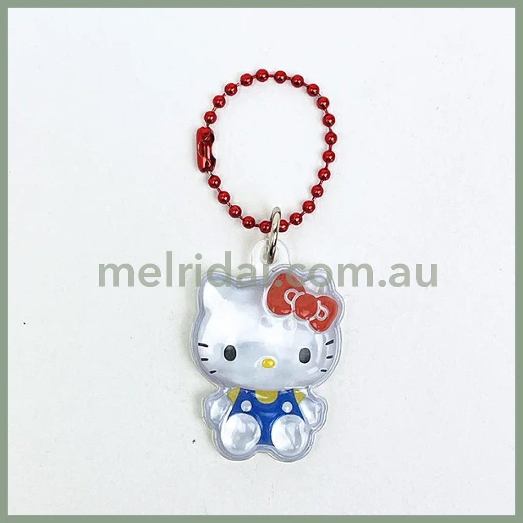SANRIO | Hello Kitty Plump Ball Chain Keychain Die-Cut Mascot 34x24x7mm