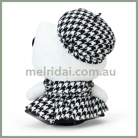 SANRIO | Hello Kitty Plush Doll Plush Toy 190×160×260mm (Monochrome Girly Twin Coordinate)