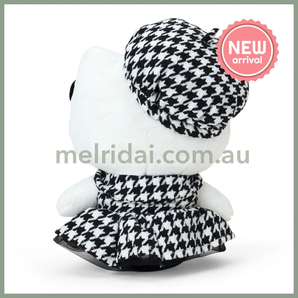 SANRIO | Hello Kitty Plush Doll Plush Toy 190×160×260mm (Monochrome Girly Twin Coordinate)