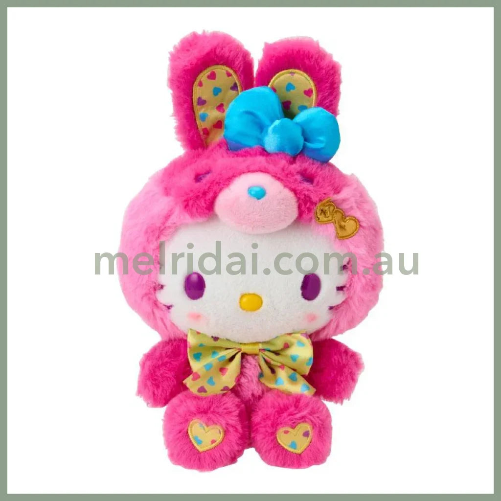 SANRIO | Hello Kitty Plush Doll Toy 20×11×25cm (Spring Rabbit)