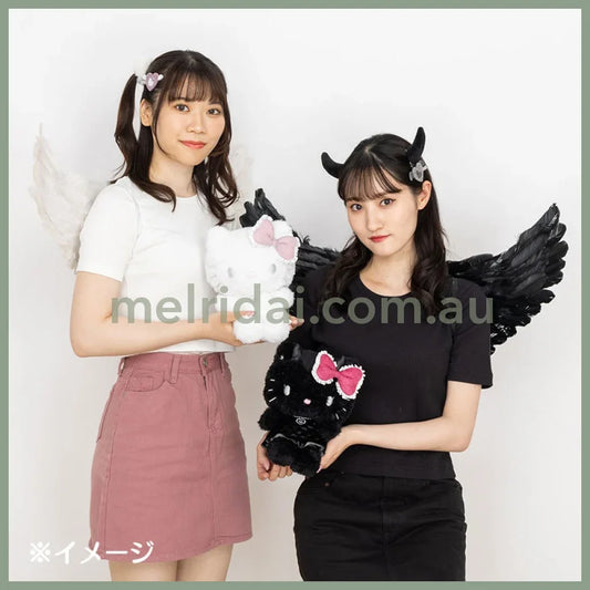 Sanrio | Hello Kitty Plush Toy 25.7 X 18.2 11.7Cm (Angel Little Devil Design)