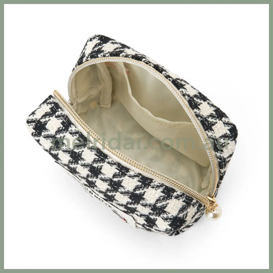 SANRIO | Hello Kitty Pouch 135×65×120mm (Monochrome Girly Twin Coordinate)