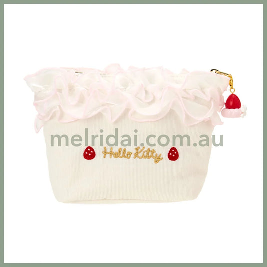【Pre-order】SANRIO | Hello Kitty Pouch 170x60x120mm (Strawberry Shortcake)