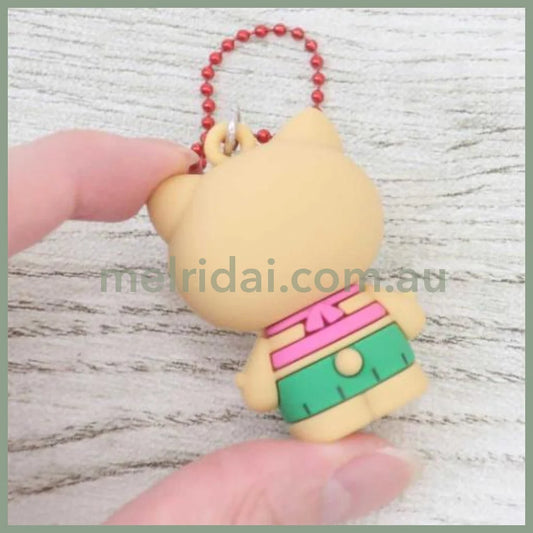 SANRIO | Hello Kitty PVC Mascot Keychain 45×30×25mm (Y2K Tan)