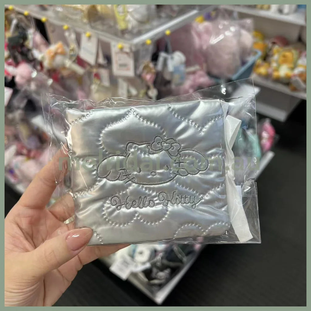 SANRIO | Hello Kitty Quilted Collect Card Album 105×115×30mm (Grey Angel)