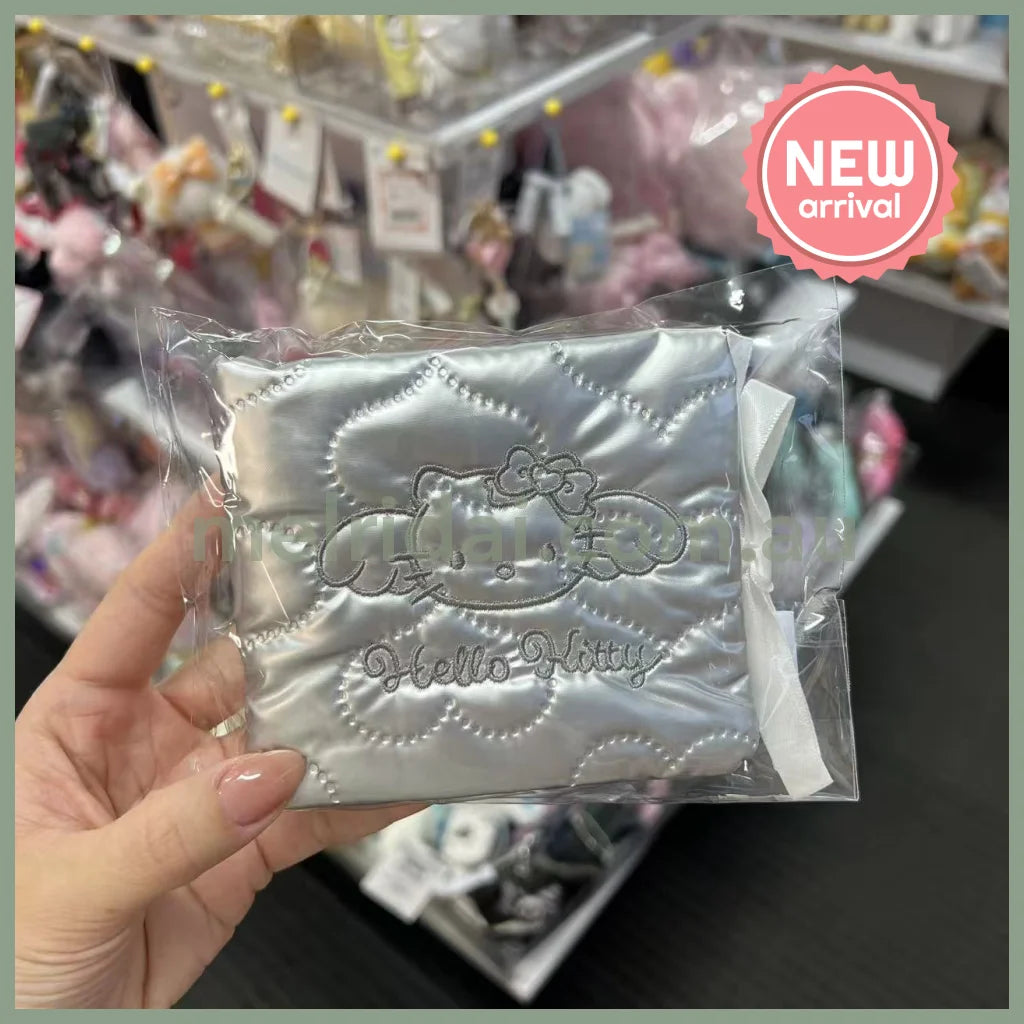 SANRIO | Hello Kitty Quilted Collect Card Album 105×115×30mm (Grey Angel)