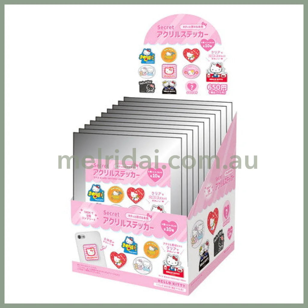 SANRIO | Hello Kitty Secret Acrylic Sticker H42×W45×D3mm