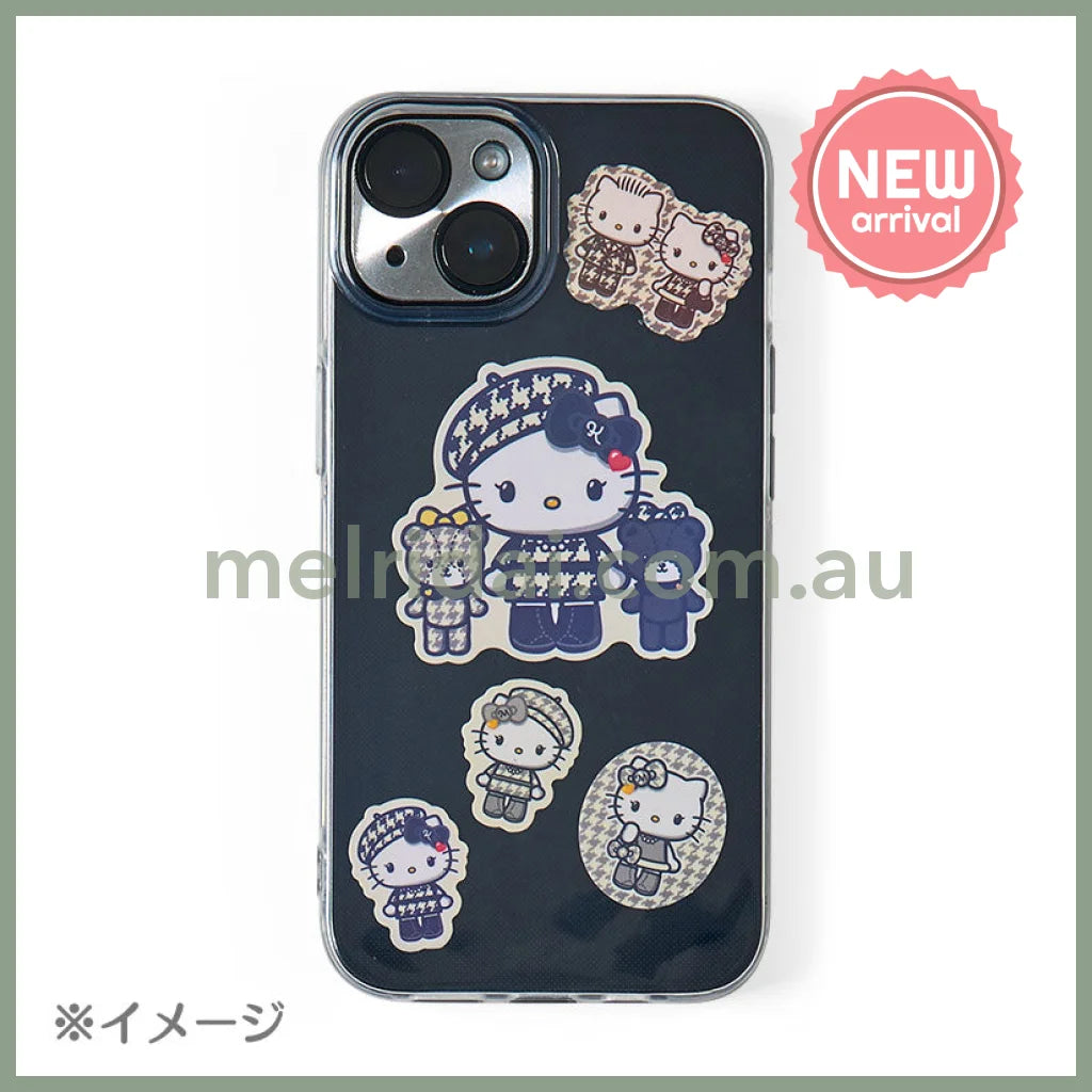 SANRIO | Hello Kitty Sticker 24pcs 100×3×105mm (Monochrome Girly Twin Coordinate)