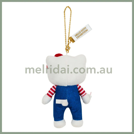SANRIO | Hello Kitty Style up Long Leg Mascot Holder / Plush Keychain / Bag Charm 15×7×17cm (50th Anniversary Hello