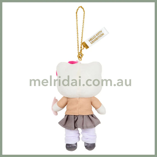 SANRIO | Hello Kitty Style up Long Leg Mascot Holder / Plush Keychain / Bag Charm 15×7×17cm (50th Anniversary Hello