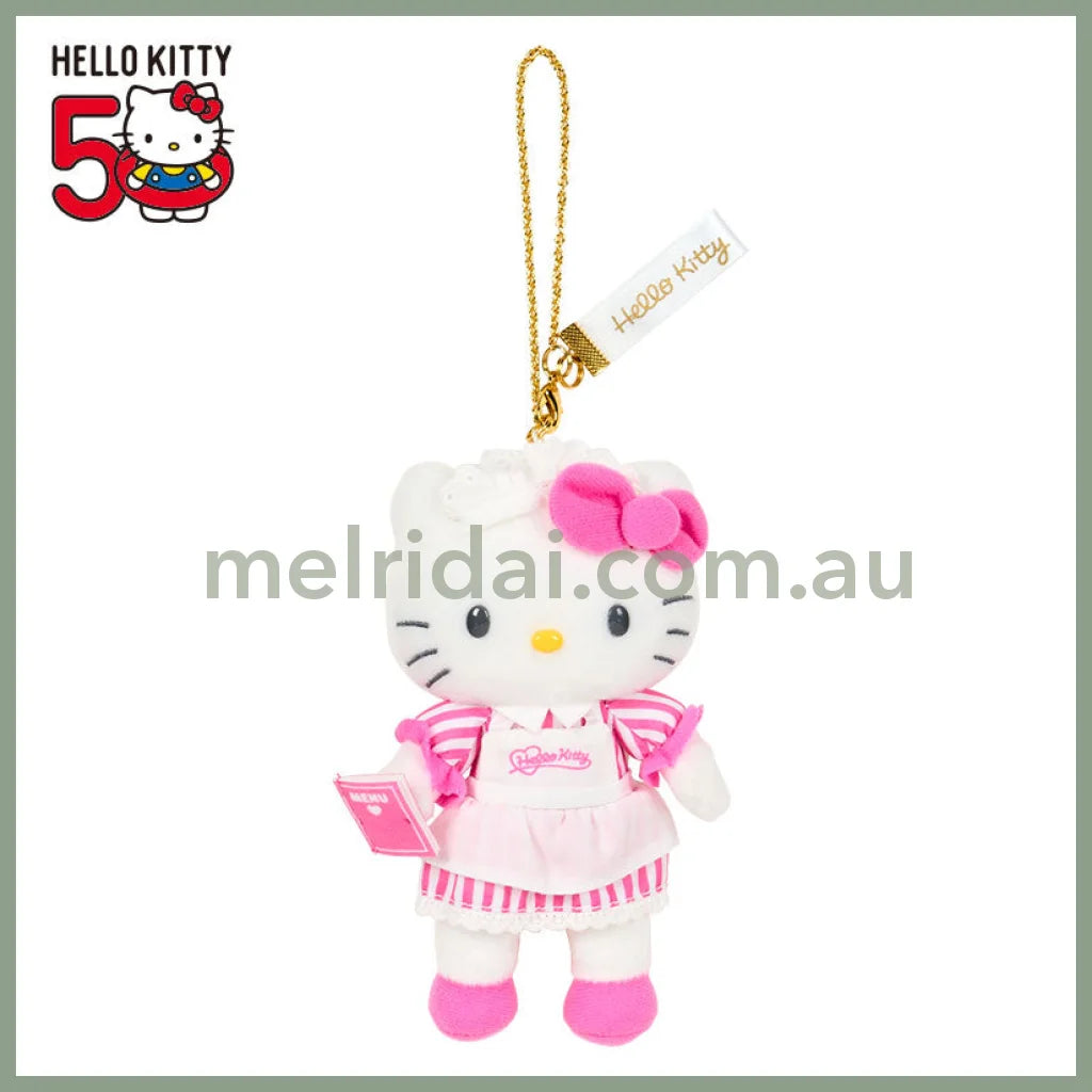 SANRIO | Hello Kitty Style up Long Leg Mascot Holder / Plush Keychain / Bag Charm 15×7×17cm (50th Anniversary Hello