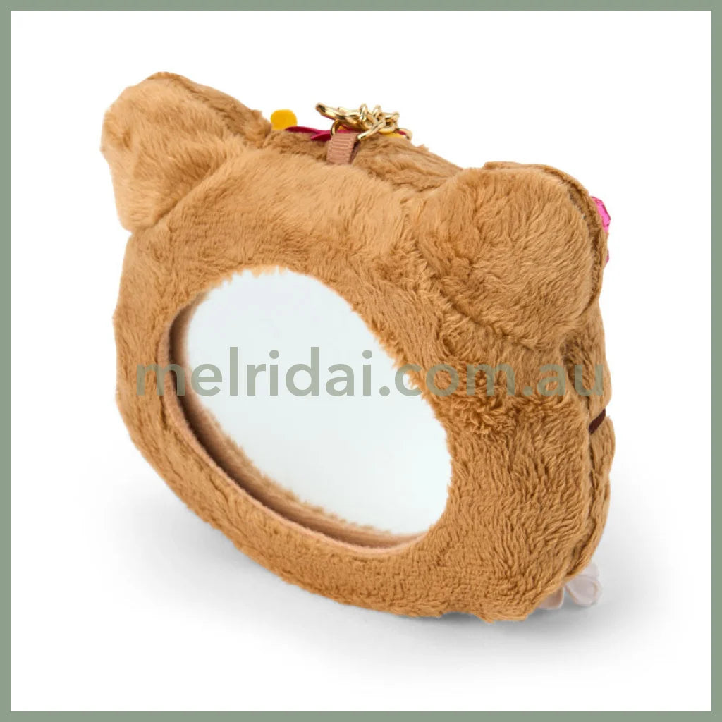 SANRIO | Hello Kitty Tanned Plush Keychain Mirror Mascot Charm 19×5×9cm (Endless Summer Vacation / Coconut Vacation