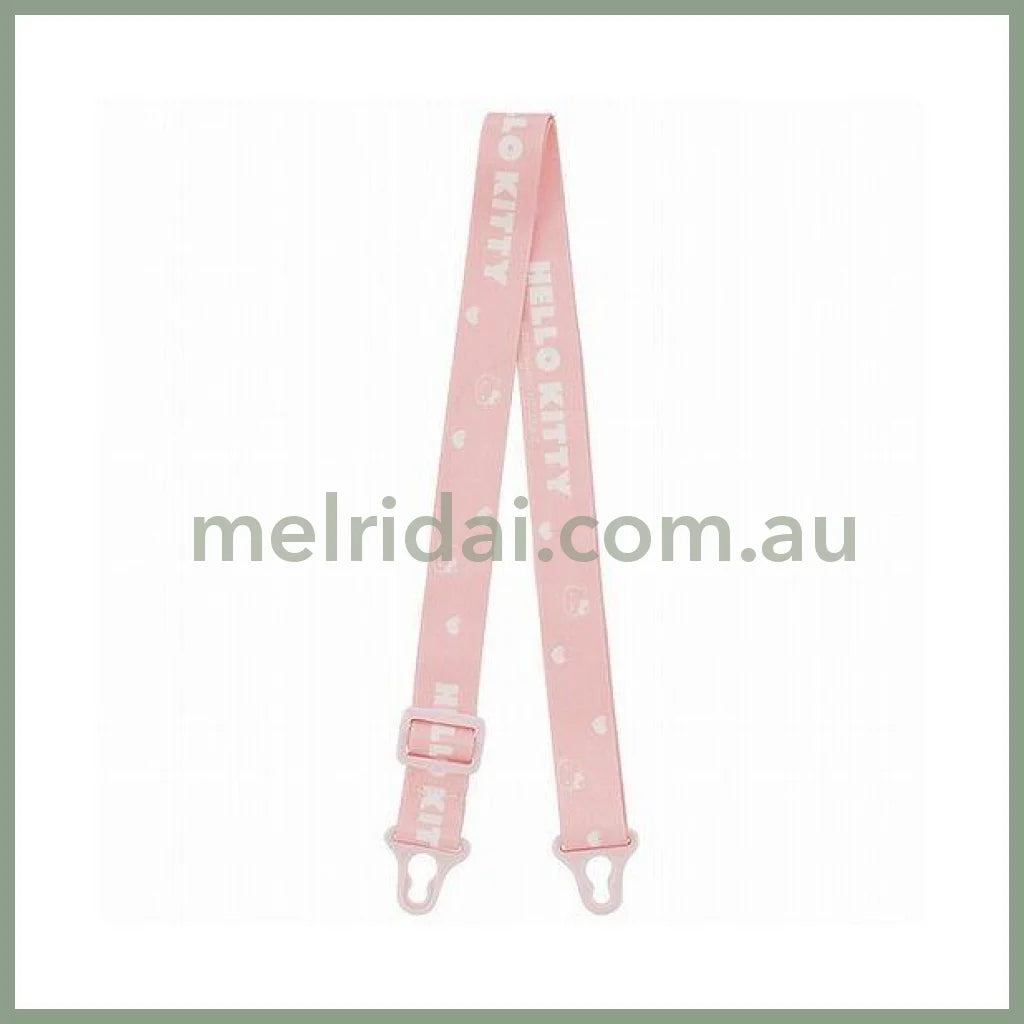 Sanrio | Hello Kitty Water Bottle With Shoulder Strap 1200Ml 凯蒂猫 超大容量外带吸管杯 附可拆卸背带 耐温100度 不可用洗碗机