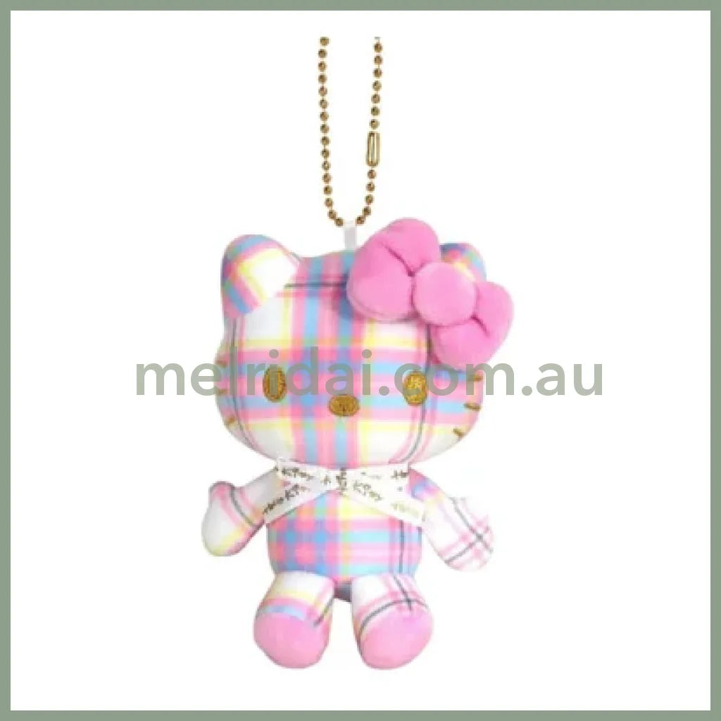 SANRIO | Hello Kitty WH Mascot Holder Plush Keychain 10cm Approx. (50th Anniversary)