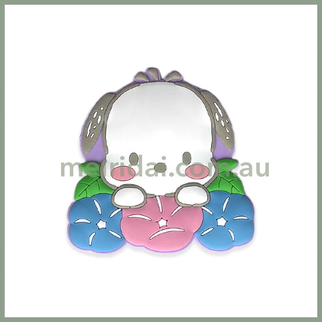 SANRIO | Japanese Seasons Rubber Magnet Pochacco H44xW90×D3mm (Summer - Morning Glory)