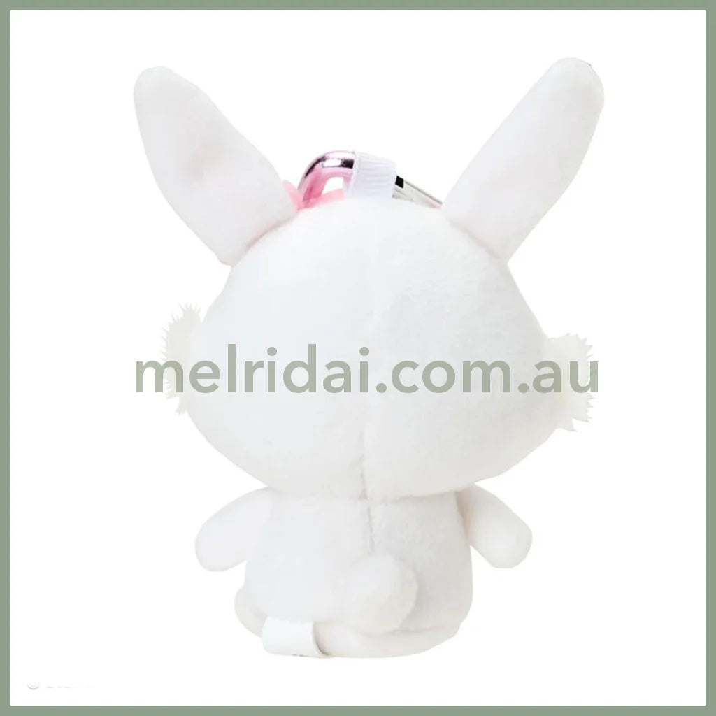 SANRIO | Jewelpet Plush Mini Mascot Holder with Heart Carabiner Bag Charm 6×4×10cm