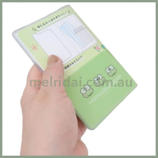 SANRIO | Keroppi B7 Stationery Multi-Case Passport Case Cover with Pocket 136 x 95 x 10cm