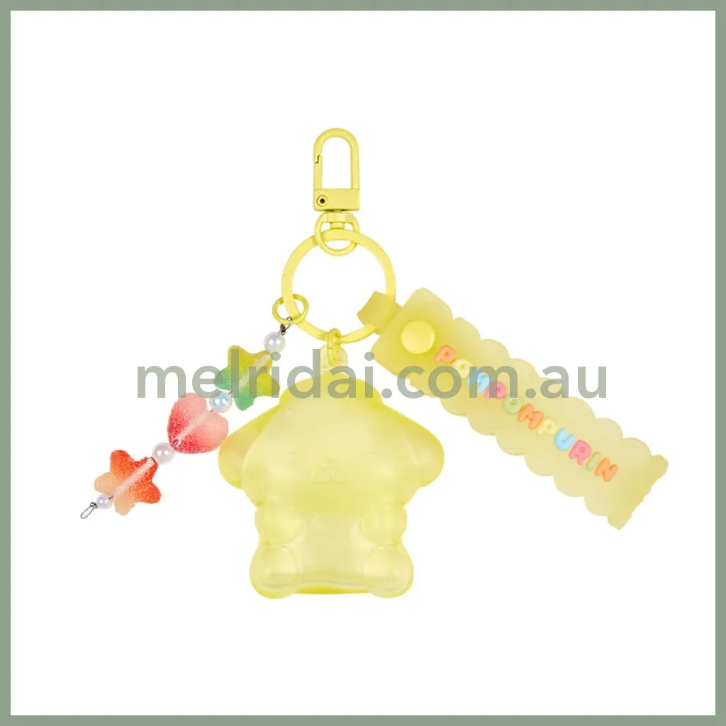Sanrio | Keychain Key Holder 6.3×2×5Cm (Gummy Candy) 日本三丽鸥 立体挂件/包挂/钥匙链(软糖风) 布丁狗Pom Pom Purin