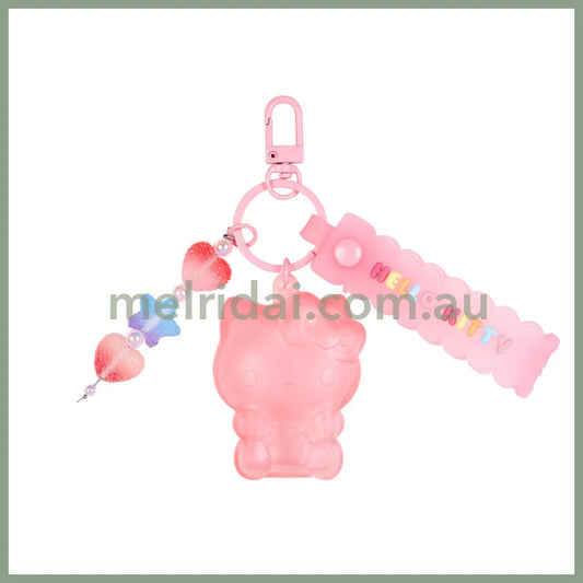 Sanrio | Keychain Key Holder 6.3×2×5Cm (Gummy Candy) 日本三丽鸥 立体挂件/包挂/钥匙链(软糖风) 凯蒂猫Hello Kitty