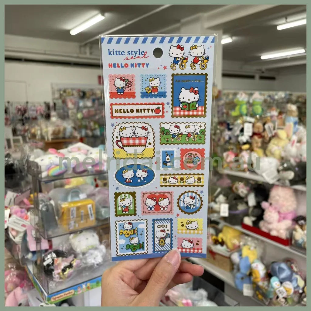 SANRIO | Kitte Style Hello Kitty Sticker H200×W95×D1mm (Blue)