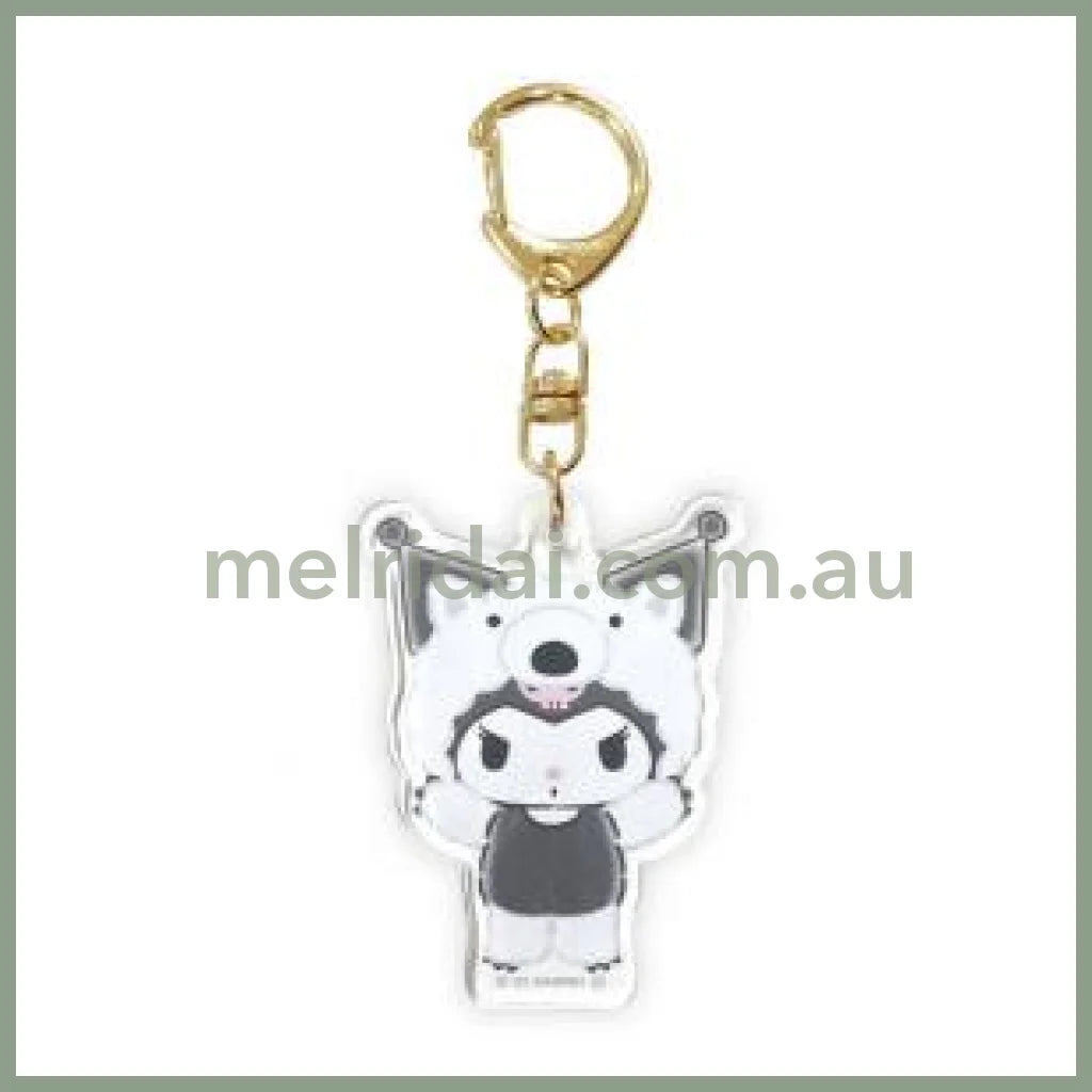SANRIO | Kuromi Acrylic Keychain 54×41×3mm