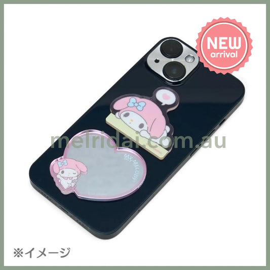SANRIO | Kuromi Acrylic Sticker & Sticky Mirror Set 53×3×45mm