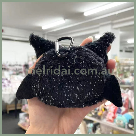 SANRIO | Kuromi Black Mini Pouch with Carabiner H70×W148×D35mm (Angel and Devil Serie)