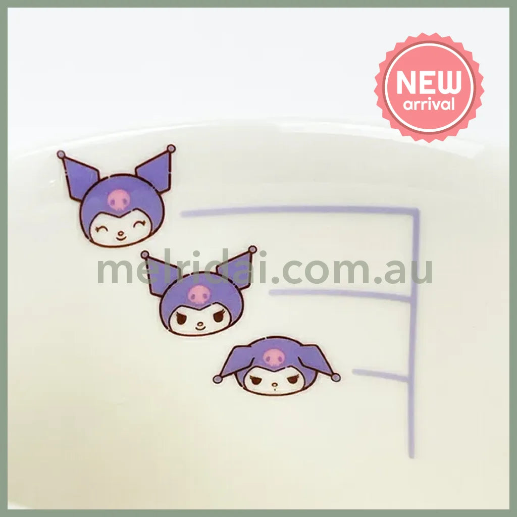 SANRIO | Kuromi Ceramic Mug Cup can be used in the microwave and dishwasher 80×Φ88mm (Milk Balloon)