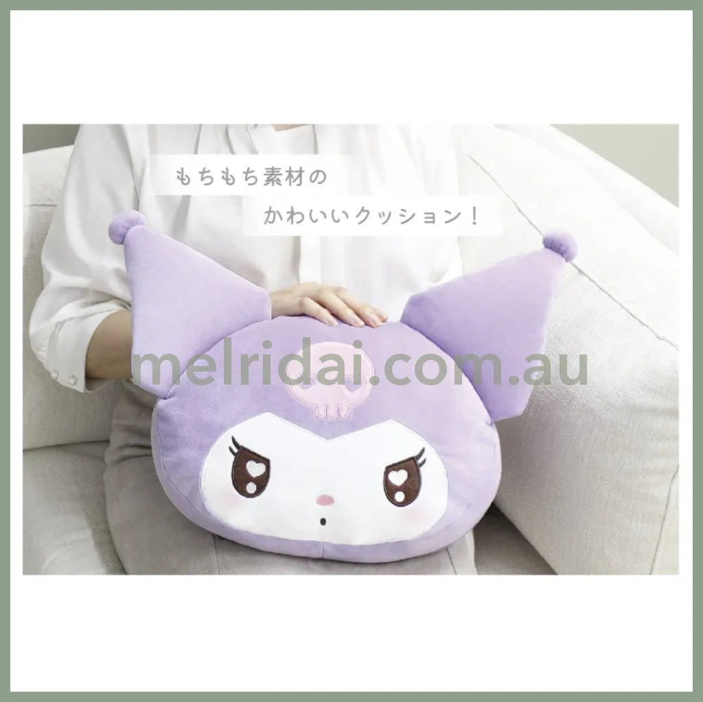 Sanrio | Kuromi Die-Cut Cushion 300×400Mm Approx (Heart Eyes)