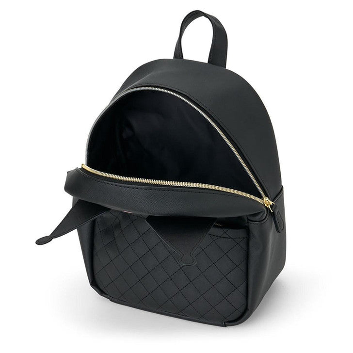SANRIO | Kuromi Face-Shaped Backpack PU Leather 260 x 220 x 125mm