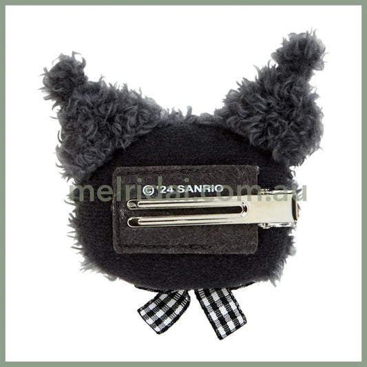SANRIO | Kuromi Face-shaped Hair Clip Hair Accessory 7.5×2.5×5cm