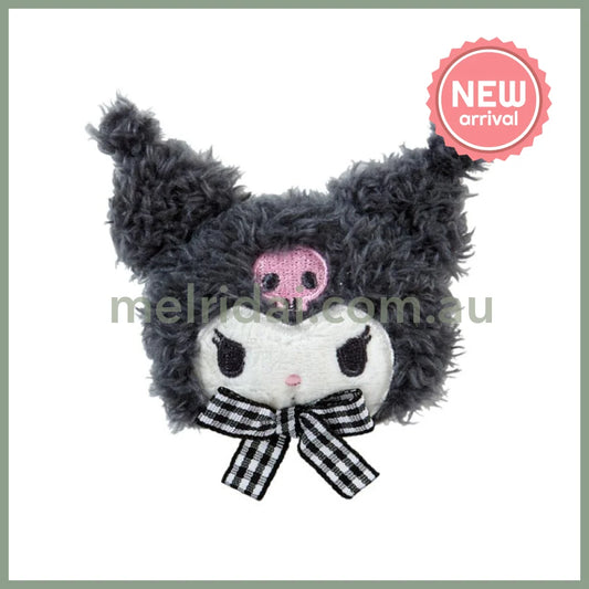 SANRIO | Kuromi Face-shaped Hair Clip Hair Accessory 7.5×2.5×5cm