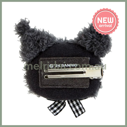 SANRIO | Kuromi Face-shaped Hair Clip Hair Accessory 7.5×2.5×5cm