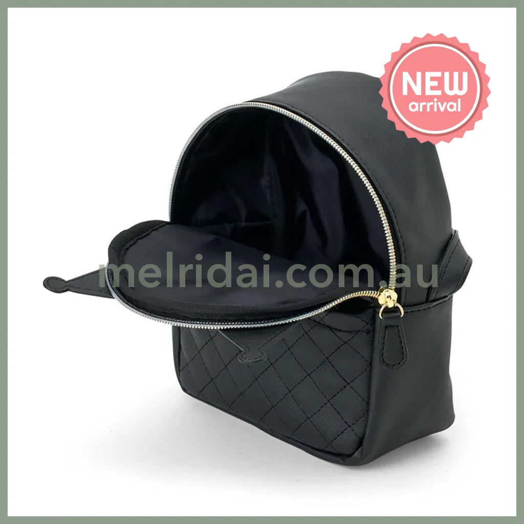 SANRIO | Kuromi Face-Shaped Shoulder Bag PU Leather 175 x 80 x 200mm