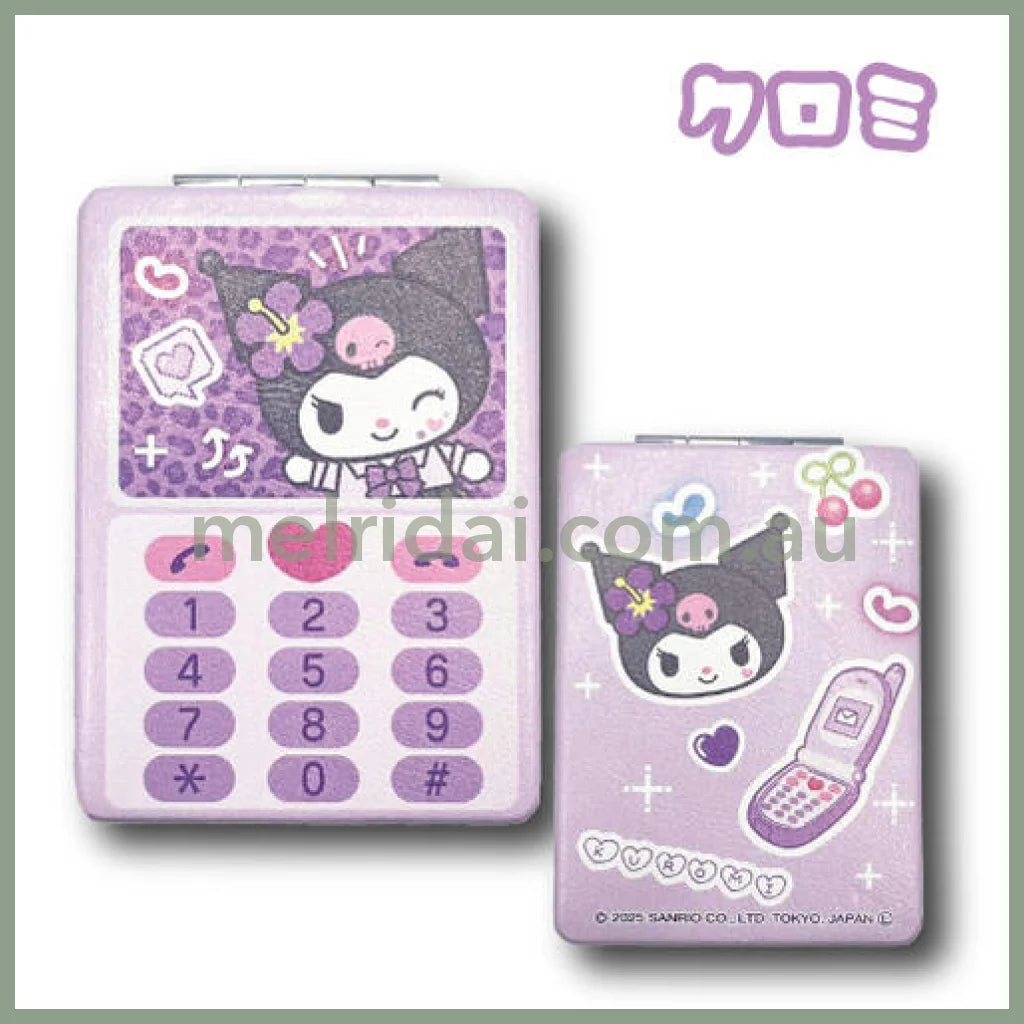 SANRIO | Kuromi Foldable Mirror H8.5×W6cm (Gal Series)