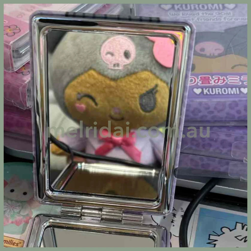 SANRIO | Kuromi Foldable Mirror H8.5×W6cm (Gal Series)