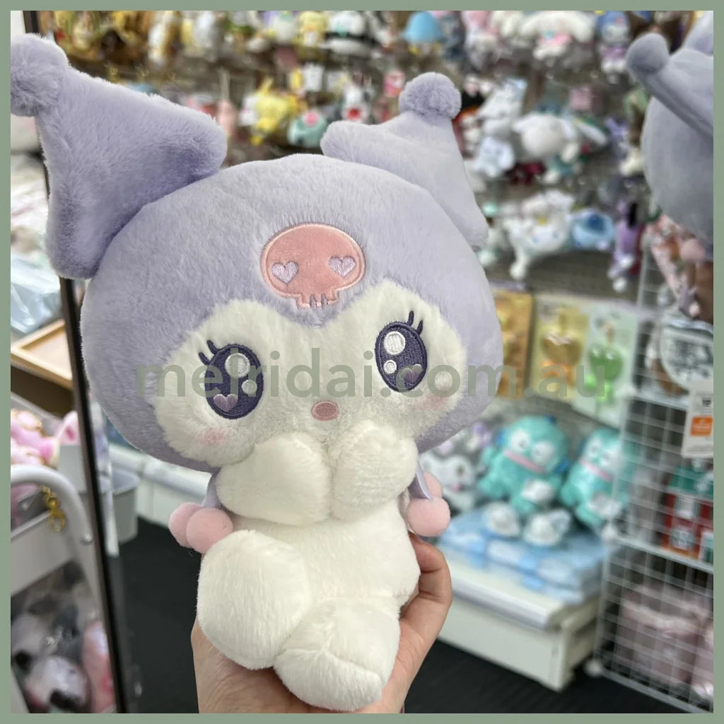 Sanrio | Iroiro Face Tehepero Plush Toys/Keychain /// Purple-Plush Doll 23*22*11.5Cm