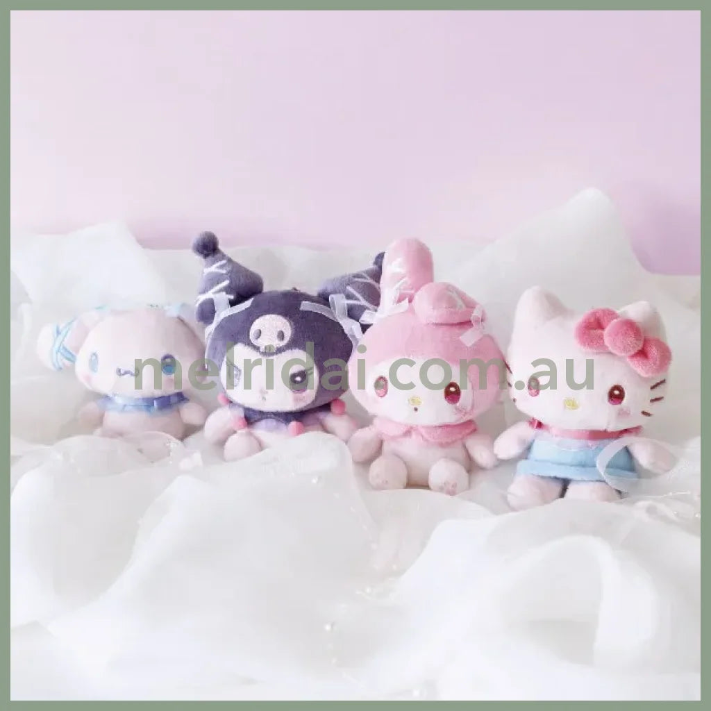 SANRIO | Kuromi Mascot Holder Bag Charm Plush Keychain 70×95×145mm (Ballet Core)