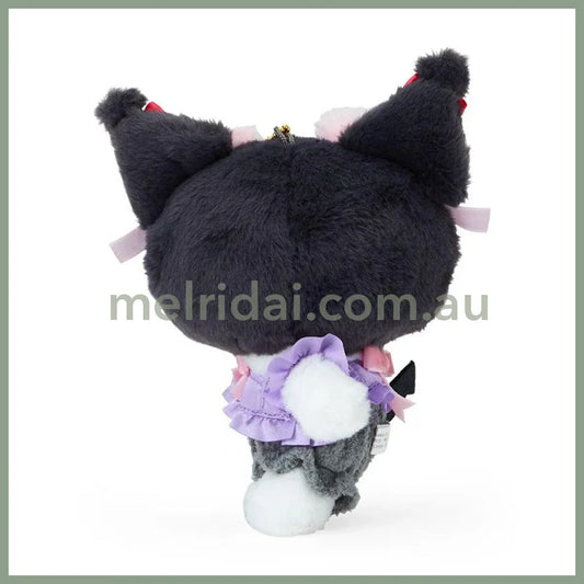 Sanrio | Kuromi Mascot Holder Plush Keychain 13×8×18Cm (Romantic Room)