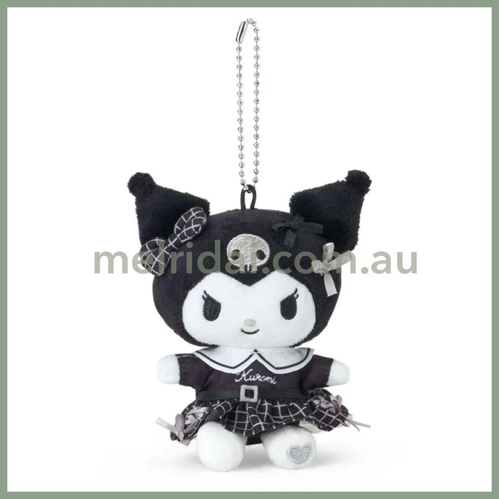 SANRIO | Kuromi Mascot Holder Plush Keychain 5.0 x 7.9 x 13.5cm (Monotone)