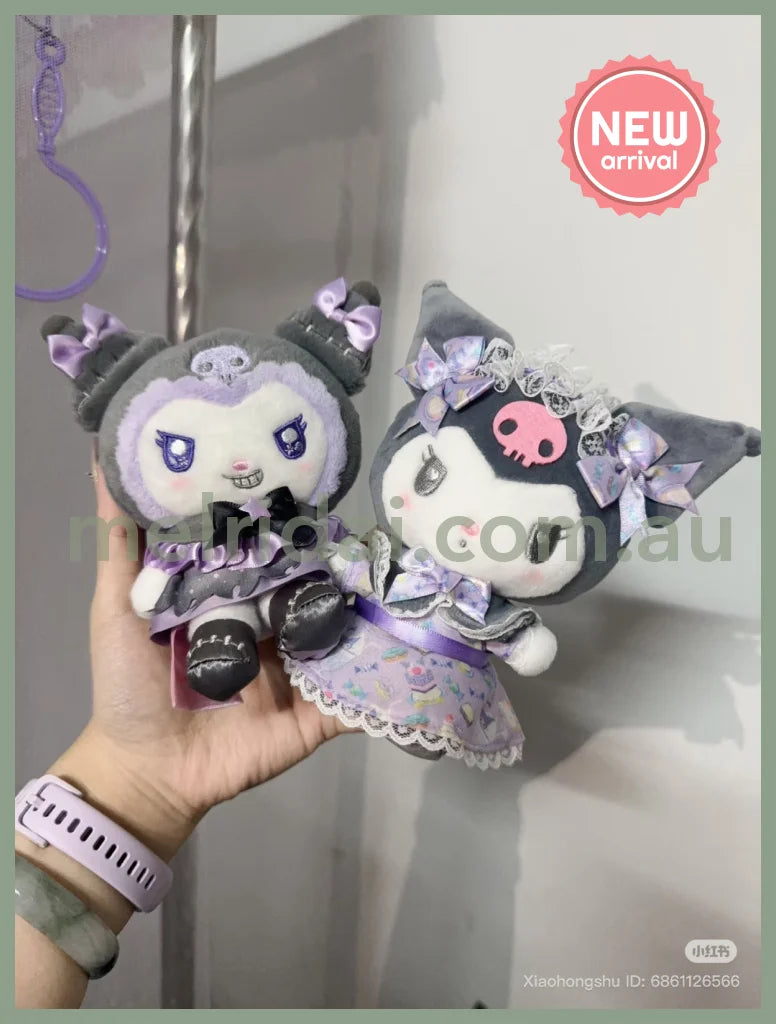 SANRIO | Kuromi Mascot Holder Plush Keychain Bag Charm 100mm Approx. (Romantic Sweets)