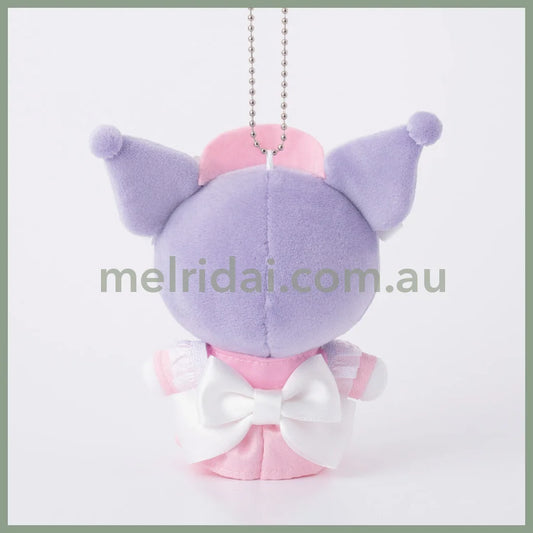 SANRIO | Kuromi Mascot Holder Plush Keychain Bag Charm 10cm Approx. (Nurse Series)