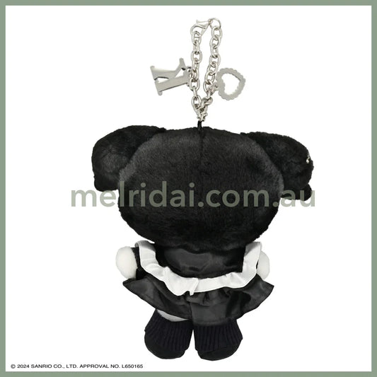 Sanrio | Kuromi Mascot Holder Plush Keychain W96 × H170 D60Mm (Twin Idol)