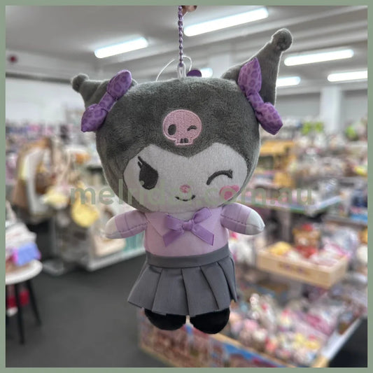 Sanrio | Kuromi Mascot Pouch Holder Plush Keychain Small H150×W100×D60Mm