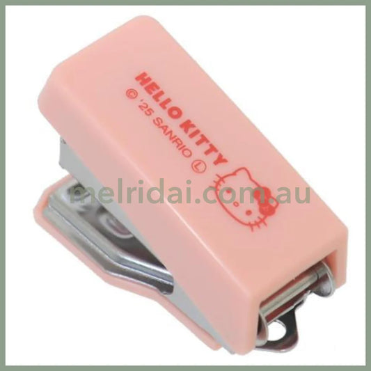 SANRIO | Kuromi Mini Compact Stapler 38×17×25mm (Light Pink Star)