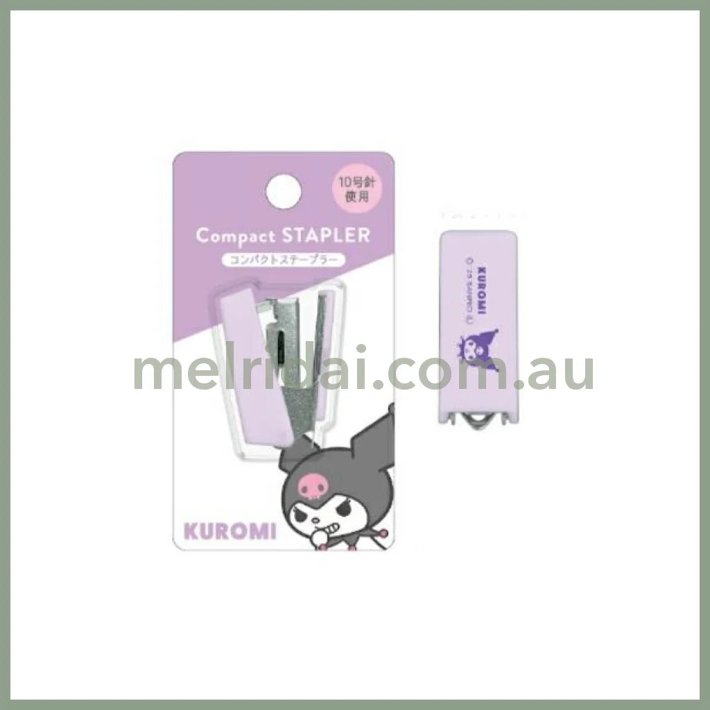 SANRIO | Kuromi Mini Compact Stapler 38×17×25mm (Light Purple)