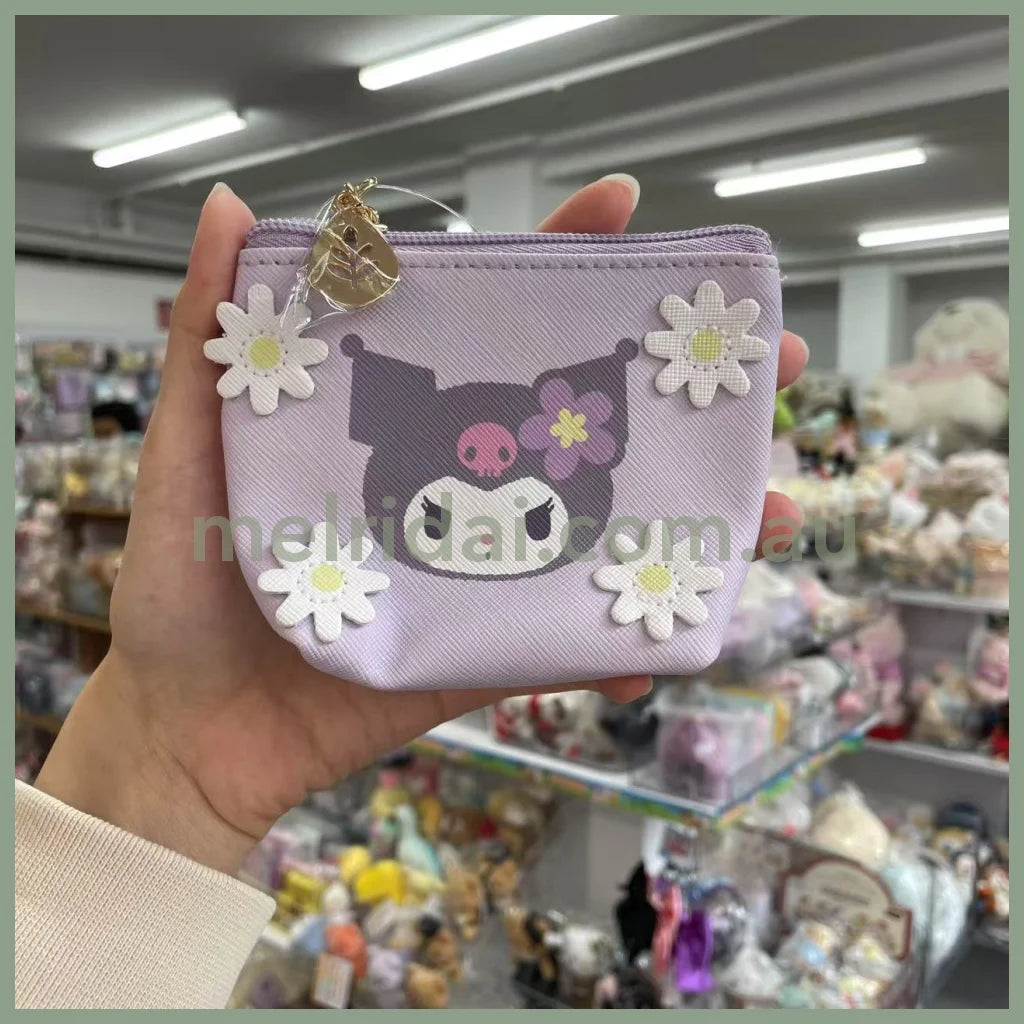 SANRIO | Kuromi Mini Zipper Pouch (Daisy)