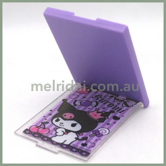 SANRIO | Kuromi Mirror H57×W83×D7mm (My Melody 50th Anniversary & Kuromi 20th Anniversary/Black Pink Party)